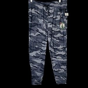 NWT men's large UNK boston celtics camo joggers sweatpants NBA